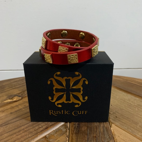 Rustic Cuff Leather Wrap - Picture 1 of 1